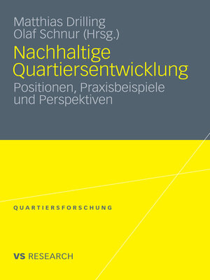 cover image of Nachhaltige Quartiersentwicklung